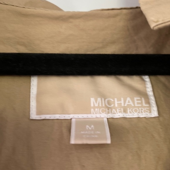 Michael Kors Tan Hooded Utility Jacket—Medium - Picture 6 of 10